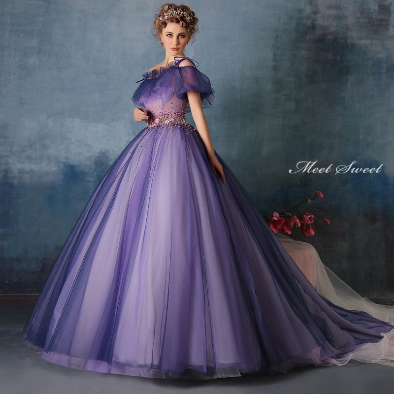 カラードレス ロングドレス プリンセスドレス 結婚式 二次会 発表会 演奏会 ウェディングドレス ウエディングドレス コンサート イブニングドレス パーティードレス ステージドレス 披露宴 コンクール ブライダル フォーマル 花嫁 演奏会用ロングドレス