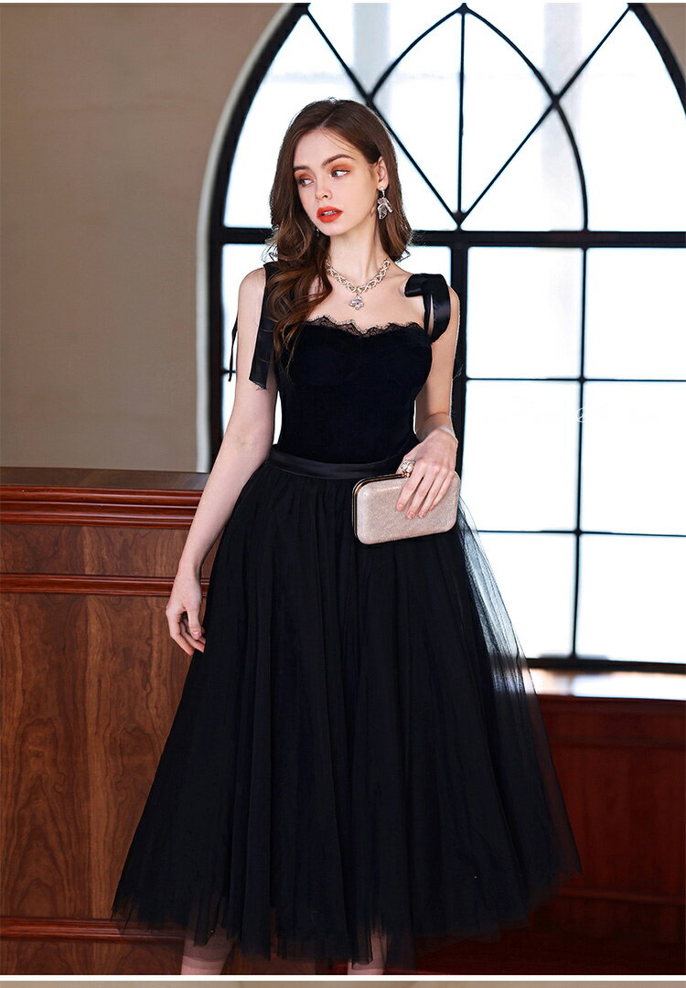 カラードレス パーティードレス ミニドレス イブニングドレス ミディアムドレス フォーマルドレス カクテルドレス 発表会 演奏会 コンクール ブラック リボンウエディングドレス ウェディングドレス ノースリーブ 袖なし 結婚式 二次会 前撮り チュール ファスナー