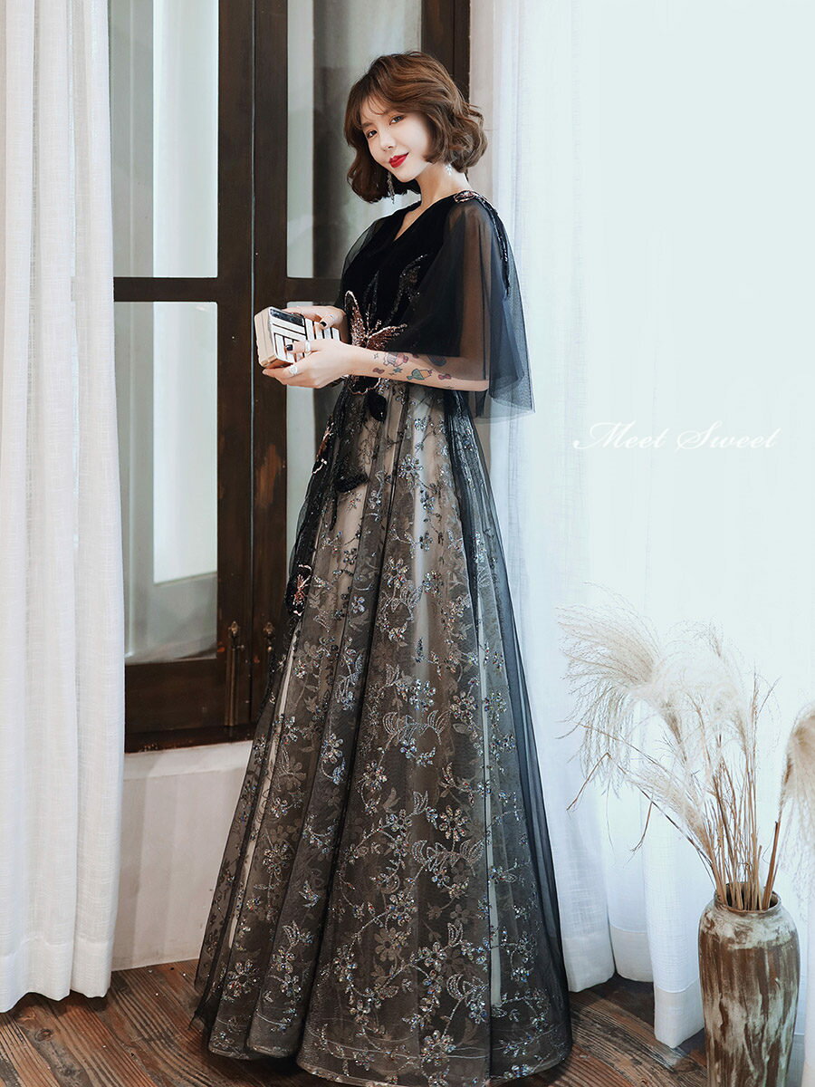 カラードレス ウェディングドレス ウエディングドレス パーティードレス ブラック ロングドレス イブニングドレス 発表会 演奏会 結婚式 二次会 ファスナー カクテルドレス フォーマルドレス カラオケドレス 成人式 卒業式 おしゃれ キラキラ ラメ ファッション