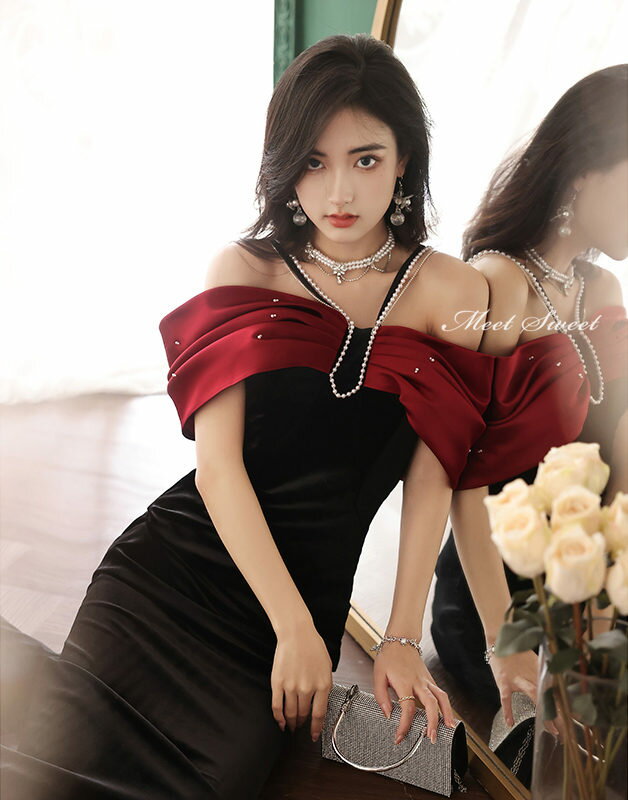 カラードレス ウェディングドレス ソフトマーメイドドレス ブラック ウエディングドレス パーティードレス ロングドレス 発表会 演奏会 結婚式 二次会 前撮り カクテルドレス 花嫁 ベルベット イブニングドレス フォーマルドレス 成人式 卒業式 おしゃれ ファッション