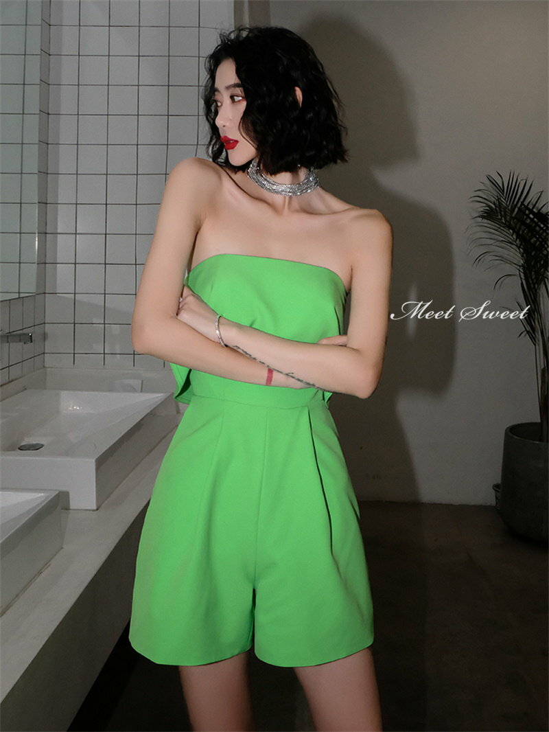 カラードレス カクテルドレス パーティードレス ビスチェ ライトグリーン フォーマルドレス ミニドレス ワンピース パンツドレス 結婚式 二次会 発表会 前撮り イブニングドレス ウェディングドレス ウエディングドレス舞台演出ドレス 大人 おしゃれ ファッション