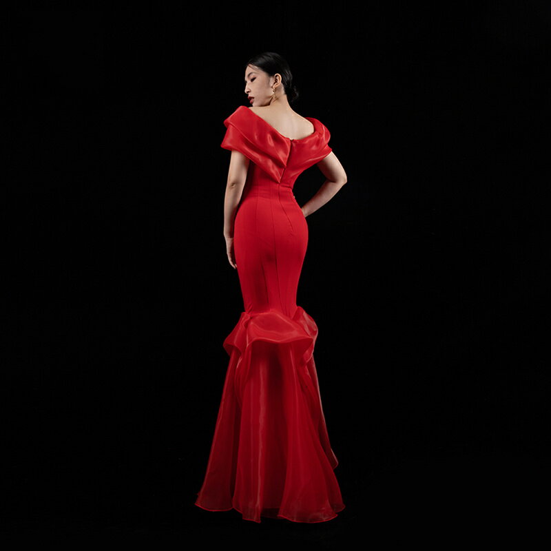 カラードレス レッド ブラック ホワイト グリーン パーティードレス フォーマル ロングドレス マーメイドドレス 結婚式 二次会 発表会 花嫁 ウェディングドレス ゲストドレス ブライダル ウエディングドレス イブニングドレス 演奏会 披露宴 マーメイドラインドレス