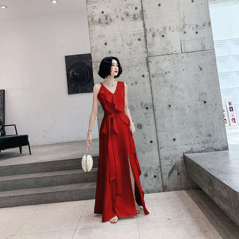 カラードレス ホワイト ブラック ワインレッド イエロー ファスナー パーティードレス フォーマルドレス ロングドレス スリット 結婚式 二次会 発表会 おしゃれ ゲストドレス ウェディングドレス ウエディングドレス イブニングドレス 演奏会 披露宴 スレンダードレス