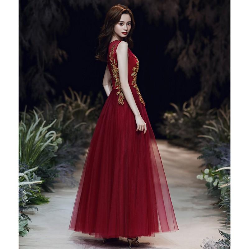 カラードレス ファスナー レッド ノースリーブ パーティードレス フォーマル ロングドレス 結婚式 二次会 披露宴 発表会 演奏会 ウェディングドレス チュール ゲストドレス ウエディングドレス コンサート コンクール カクテルドレス ブライダル 花嫁 大きいサイズ