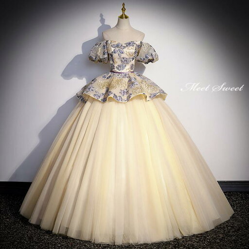 カラードレス 編み上げ シャンパン 花柄 ステージドレス ロングドレス 結婚式 二次会 発表会 演奏会 ウェディングドレス ウエディングドレス プリンセスドレス イブニングドレス コンサート コンクール パーティードレス ブライダル 花嫁 披露宴 プリンセスラインドレス カラードレス 編み上げ シャンパン 花柄 ステージドレス ロングドレス 結婚式 二次会 発表会 演奏会 ウェディングドレス ウエディングドレス プリンセスドレス イブニングドレス コンサート コンクール パーティードレス ブライダル 花嫁 披露宴 プリンセスラインドレス