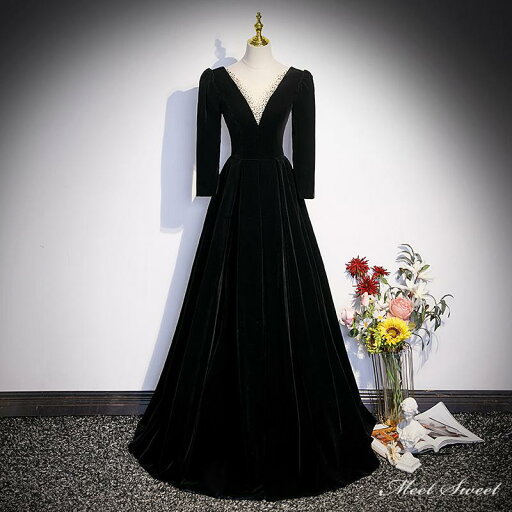 カラードレス ブラック ベルベット 編み上げ 黒 ロングドレス 結婚式 二次会 発表会 演奏会 ウェディングドレス ウエディングドレス 長袖 前撮り Aラインドレス イブニングドレス コンサート パーティードレス ブライダル 披露宴 花嫁 舞台衣装 プリンセスラインドレス カラードレス ブラック ベルベット 編み上げ 黒 ロングドレス 結婚式 二次会 発表会 演奏会 ウェディングドレス ウエディングドレス 長袖 前撮り Aラインドレス イブニングドレス コンサート パーティードレス ブライダル 披露宴 花嫁 舞台衣装 プリンセスラインドレス