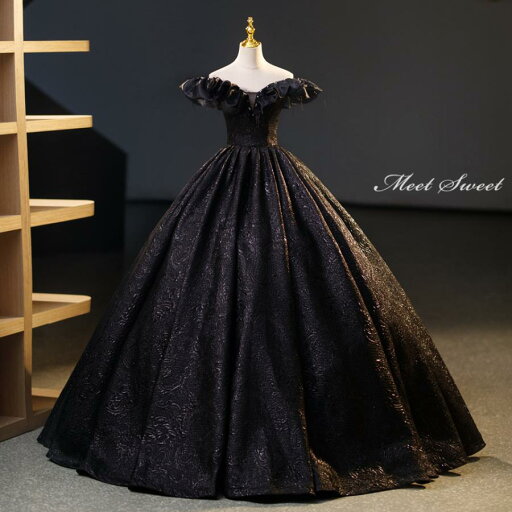 カラードレス 編み上げ ブラック オフショルダー ロングドレス 結婚式 二次会 発表会 演奏会 ウェディングドレス ウエディングドレス 黒 前撮り プリンセスドレス イブニングドレス コンサート パーティードレス ブライダル 披露宴 舞台演出衣装 プリンセスラインドレス カラードレス 編み上げ ブラック オフショルダー ロングドレス 結婚式 二次会 発表会 演奏会 ウェディングドレス ウエディングドレス 黒 前撮り プリンセスドレス イブニングドレス コンサート パーティードレス ブライダル 披露宴 舞台演出衣装 プリンセスラインドレス