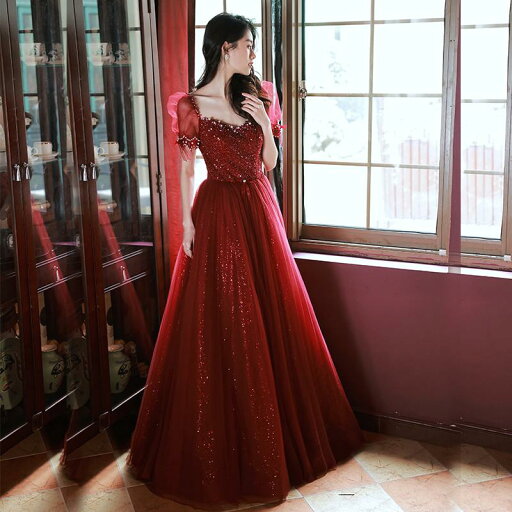カラードレス ワインレッド 半袖 ロングドレス 結婚式 二次会 発表会 演奏会 ウェディングドレス ウエディングドレス 花嫁 前撮り Aラインドレス ビーズ パール イブニングドレス パーティードレス ブライダル 披露宴 カクテルドレス フォーマルドレス ステージドレス カラードレス ワインレッド 半袖 ロングドレス 結婚式 二次会 発表会 演奏会 ウェディングドレス ウエディングドレス 花嫁 前撮り Aラインドレス ビーズ パール イブニングドレス パーティードレス ブライダル 披露宴 カクテルドレス フォーマルドレス ステージドレス