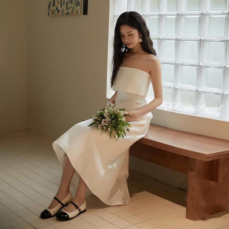 ウェディングドレス ウエディングドレス 二次会 2.5次会 結婚式 披露宴 前撮り 後...