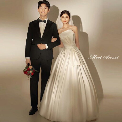 ウェディングドレス ウエディングドレス 二次会 2.5次会 結婚式 披露宴 前撮り 後撮り ブライダル ロングドレス 花嫁 Aラインドレス サテン ビスチェ ベアトップ 海外挙式 フォトウェディング オフホワイト wedding dress 小さいサイズ 大きいサイズ ミートスウィート ウェディングドレス ウエディングドレス 二次会 2.5次会 結婚式 披露宴 前撮り 後撮り ブライダル ロングドレス 花嫁 Aラインドレス サテン ビスチェ ベアトップ 海外挙式 フォトウェディング オフホワイト wedding dress 小さいサイズ 大きいサイズ ミートスウィート