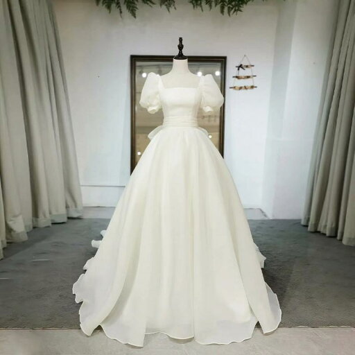 ウェディングドレス ウエディングドレス 二次会 結婚式 前撮り ブライダル ロングドレス 花嫁 プリンセスドレス プリンセスライン 半袖 オーガンジー 大人可愛い 海外挙式 フォトウェディング オフホワイト wedding dress Aラインドレス 小さいサイズ 大きいサイズ ウェディングドレス ウエディングドレス 二次会 結婚式 前撮り ブライダル ロングドレス 花嫁 プリンセスドレス プリンセスライン 半袖 オーガンジー 大人可愛い 海外挙式 フォトウェディング オフホワイト wedding dress Aラインドレス 小さいサイズ 大きいサイズ