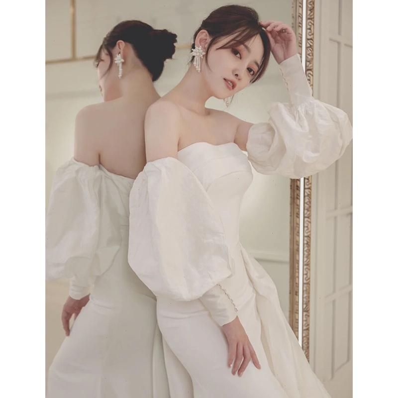 ウェディングドレス ウエディングドレス 二次会 結婚式 前撮り ブライダル ロング...