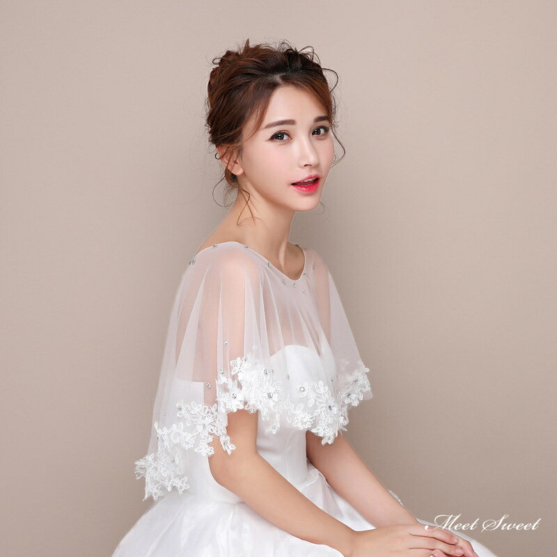 ウェディングケープ ウエディングケープ ウエディングショール オフホワイト ケープ ブライダル 結婚式 二次会 披露宴 発表会 花嫁 肩掛け レース ウェディングショール ウェディングボレロ ウエディングボレロ マント 花嫁小物 海外挙式 前撮り ポンチョ