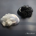 ウェディングハット 帽子 ウエディングハット ブラック ホワイト 花 カクテル帽 トークハット トーク帽 結婚式 二次会 花嫁 前撮り ブライダル パーティー カクテルハット 和装 イベント 発表会 演奏会 披露宴 写真撮影 ヘッドドレス 花嫁小物 礼装帽子 ドレスハット