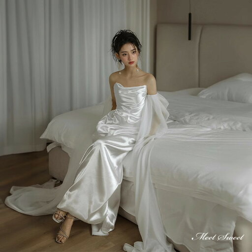 ウェディングドレス ロングドレス スレンダーライン ノースリーブ 二次会 結婚式 前撮り ドレス 花嫁 ウエディングドレス サテン 大きいサイズ 小さいサイズ 海外挙式 白 オフホワイト パーティードレス ブライダル フォトウェディング wedding dress ウェディングドレス ロングドレス スレンダーライン ノースリーブ 二次会 結婚式 前撮り ドレス 花嫁 ウエディングドレス サテン 大きいサイズ 小さいサイズ 海外挙式 白 オフホワイト パーティードレス ブライダル フォトウェディング wedding dress