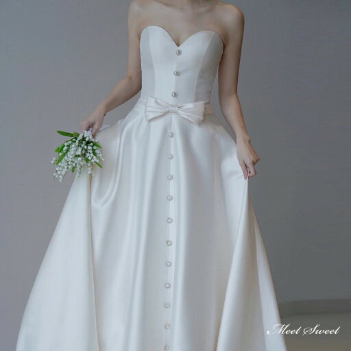 ウェディングドレス ロングドレス スレンダーライン Aラインドレス ベアトップ パールボタン 二次会 結婚式 前撮り ドレス 花嫁 ウエディングドレス サテン 大きいサイズ 小さいサイズ 海外挙式 白 オフホワイト パーティードレス ブライダル フォトウェディング ウェディングドレス ロングドレス スレンダーライン Aラインドレス ベアトップ パールボタン 二次会 結婚式 前撮り ドレス 花嫁 ウエディングドレス サテン 大きいサイズ 小さいサイズ 海外挙式 白 オフホワイト パーティードレス ブライダル フォトウェディング