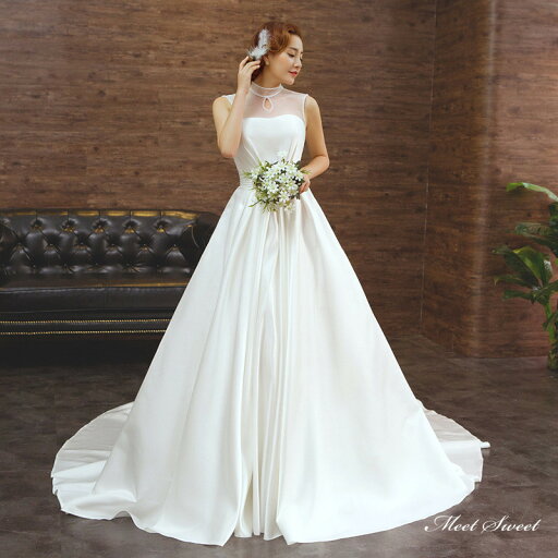 ウェディングドレス ロングドレス Aラインドレス ノースリーブ 二次会 ハイネック 結婚式 前撮り ドレス 花嫁 ウエディングドレス サテン 大きいサイズ 小さいサイズ 海外挙式 白 オフホワイト パーティードレス ブライダル フォトウェディング wedding dress ウェディングドレス ロングドレス Aラインドレス ノースリーブ 二次会 ハイネック 結婚式 前撮り ドレス 花嫁 ウエディングドレス サテン 大きいサイズ 小さいサイズ 海外挙式 白 オフホワイト パーティードレス ブライダル フォトウェディング wedding dress