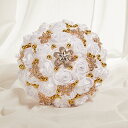 ブーケ ウェディング ブライダルブーケ ラウンドブーケ ウエディングブーケ 花嫁 造花 花束 可愛い 結婚式 二次会 披露宴 挙式 前撮り 後撮り リゾート婚 ...
