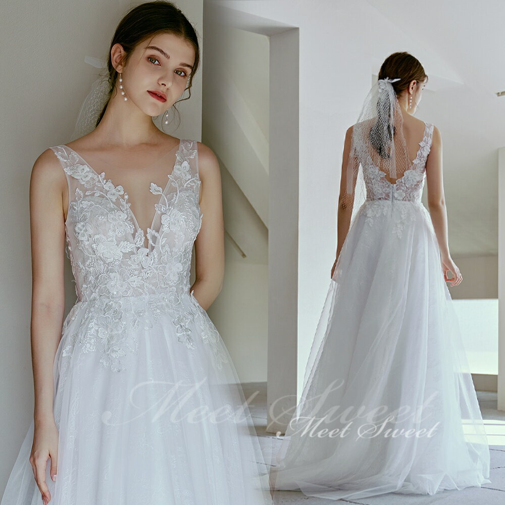 ウェディングドレス バックレス フラワーレース ノースリーブ Aラインドレス 花嫁 結婚式 二次会 前撮り ドレス ブライダル ウエディングドレス オフホワイト ロングドレス ウェディング ウエディング 二次会ドレス 花嫁ドレス クルーズフォト ビーチフォト 結婚式ドレス