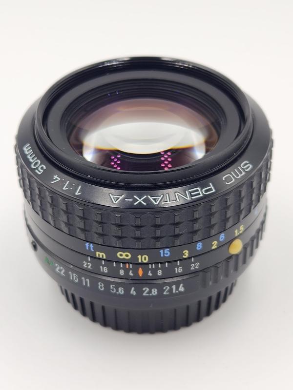 【中古】SMC Pentax 50 mm f 1.4レンズ