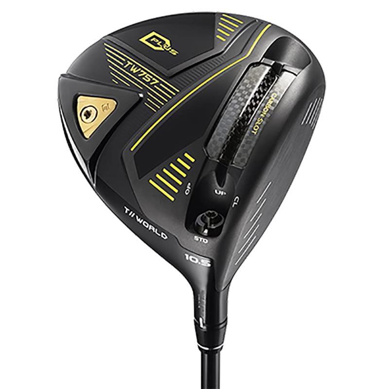 【中古】本間ゴルフ ドライバー T//WORLD TW-757 Type-D Plus VIZARD MA5 2022年モデル ロフト角:10.5度 番手:W 1 フレックス:S ブラック