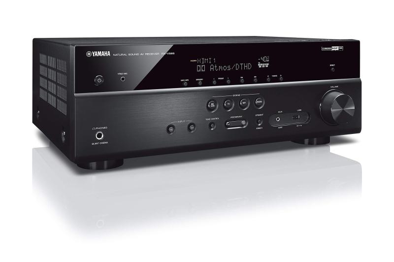 【中古】ヤマハ AVレシーバー RXV585(B) 7.1ch Dolby Atmos DTS:X Bluetooth Wi-Fi ネットワークオーデ..