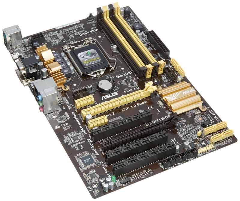 【中古】ASUSTeK Intel H87チップセット搭載マザーボード H87-PLUS 【ATX】