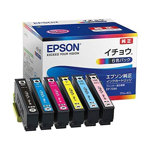 Hewlett Packard - 【中古】エプソン インクカートリッジ イチョウ6色パック ITH-6CL 1箱(6個:各色1個)