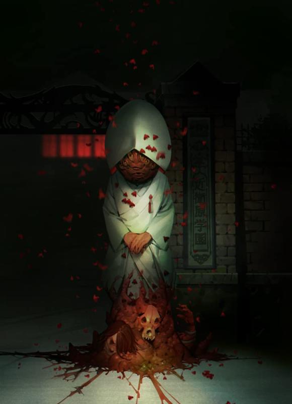 【中古】死噛 ～シビトマギレ～【同梱物】描きおろしオリジナルBOX“恵那”先生描きおろし　コミカライズ『死印』完全版 - PS4