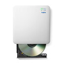 【中古】ロジテック 音楽CD取り込みドライブ WiFi 2.4Ghz対応 11n iOS/Android対応 USB2.0 ホワイト LDR-PS24GWU3RWH(2)
