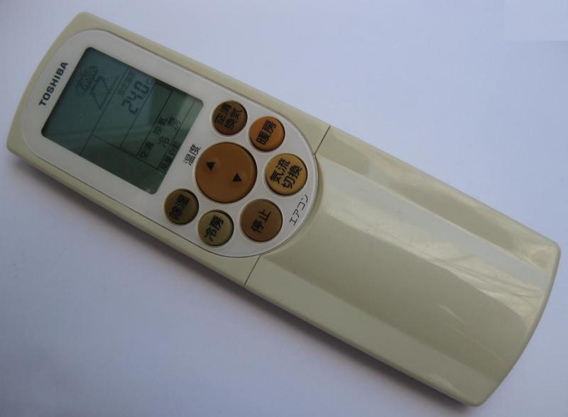 【中古】東芝エアコン純正リモコン WH-F1S