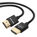 【中古】バッファロー HDMI スリム ケーブル 1m ARC 対応 4K × 2K 対応 【 HIGH SPEED with Ethernet 認証品 】 B...