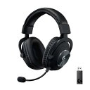 【中古】Logicool G PRO X ワイヤレス ゲーミングヘッドセット G-PHS-004WL LIGHTSPEED Dolby 7.1ch マイク付き ...