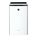 【中古】シャープ 加湿 空気清浄機 KI-RX70-W ホワイト プラズマクラスター NEXT(50000) COCORO AIR搭載 空気清浄 31畳 タンク...