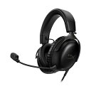 【中古】ハイパーエックス(HyperX) HyperX Cloud III ゲーミングヘッドセット DTS Headphone:X空間オーディオ 53mmドライバー搭載 Cloud IIの 快適性 ブラック PC、PS5、PS4、Xboxシリーズ、Ni