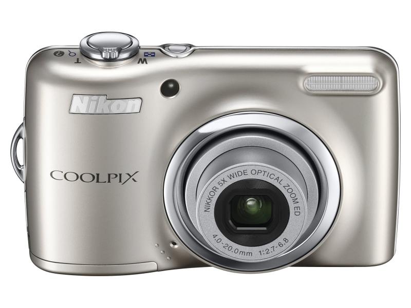 【中古】NikonデジタルカメラCOOLPIX L23 シルバー L23SL 1000万画素 広角28mm 光学5倍 2.7型液晶 単3電池対応