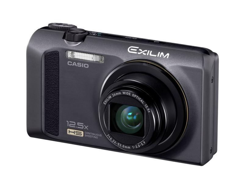 【中古】CASIO デジタルカメラ EXILIM 1210万画素 光学ズーム12.5倍 EX-ZR100BK