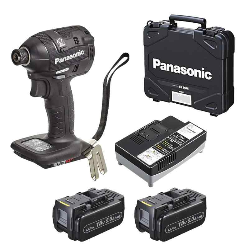 ����šۥѥʥ��˥å�(Panasonic) ���ť���ѥ��ȥɥ饤�С� 18V 5.0Ah ���ӥѥå���2��/���Ŵ�/�������� �ǥ奢�� (14.4V/18V�б�) ������Ĺ118mm IP56 EZ75A7LJ2G-B �֥�å�