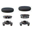 【中古】EXknight 高さ調整 フリーク PS5とPS4 コントローラー用、1ミッドライズ(2高さ:7-8MM)、1ハイライズ(4高さ:9-10-11-12MM)