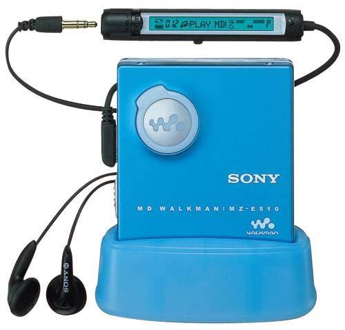 【中古】SONY MZ-E510 L MDウォークマン (ブルー)
