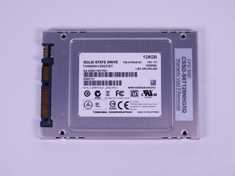����šۥ��������ա��ǡ����� TOSHIBA��SSD���� 2.5inch ��¢�� SATA6Gbps 128GB CSSD-S6T128NHG5Q