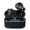 【中古】オーディオテクニカ ATH-CKS30TW+(E) ワイヤレスイヤホン bluetooth ノイズキャンセリング 重低音 最大約20時間再生 IP55 防水防塵 マルチポイント対応 小型軽量 アプリ対応 ヒアスルー 低遅延モー