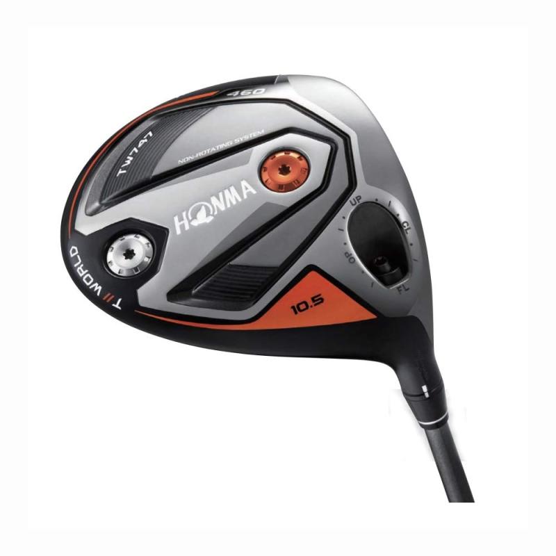 【中古】本間ゴルフ ドライバー 【カタログ純正シャフト装着モデル】 TOUR WORLD TW747 460 ドライバー VIZARD FD-6 カーボンシャフト カーボン メンズ 右 ロフト角:10.5度 フレックス:S