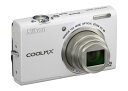 【中古】Nikon デジタルカメラ COOLPIX (クールピクス) S6200 ナチュラルホワイト S6200WH