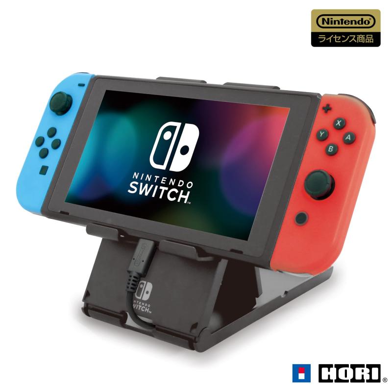 【中古】ホリ 【任天堂ライセンス商品】NEWプレイスタンド for Nintendo Switch 【Nintendo Switch Lite対応】折りたたみ可能