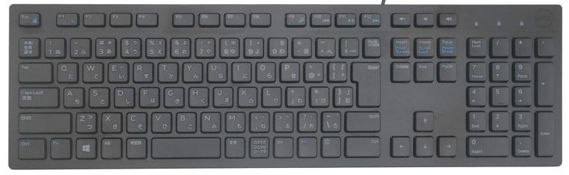 【中古】Dell キーボード 有線 日本語配列 マルチメディア対応 ブラック KB216-BK-JP USBキーボード