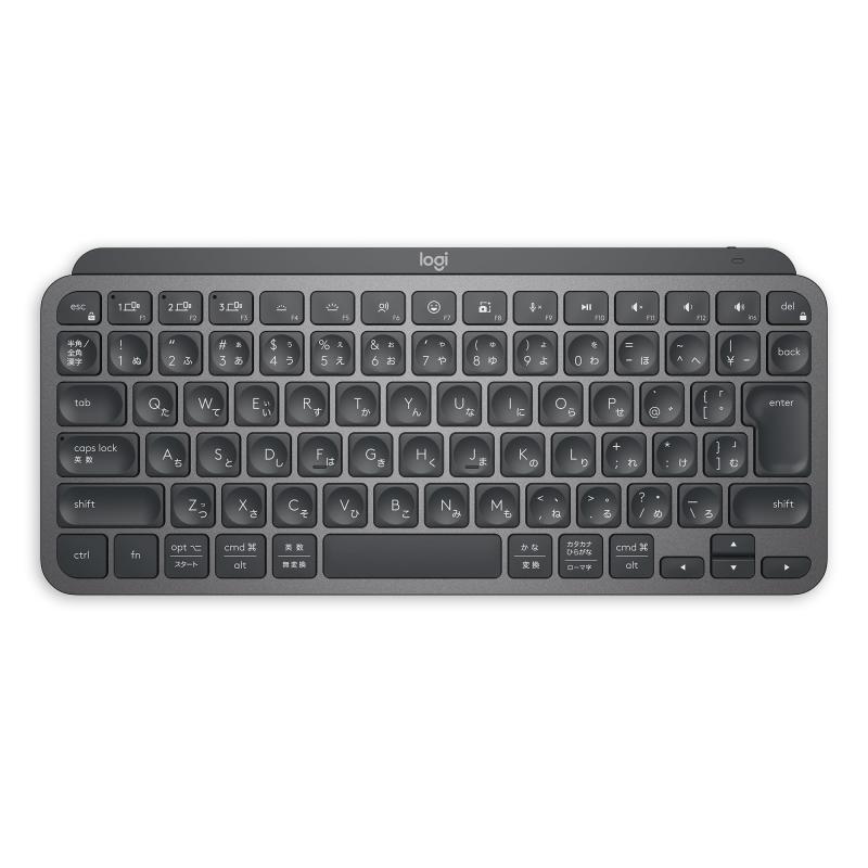 【中古】ロジクール MX KEYS mini KX700GR ミニマリスト ワイヤレス イルミネイテッド キーボード グラ..