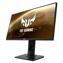 【中古】ASUSTek ゲーミングモニター TUF Gaming VG259QR 24.5インチ/フルHD/IPS/165Hz/1ms/PS5対応/G-Sync compatible/DP,HDMIx2/3年(2)