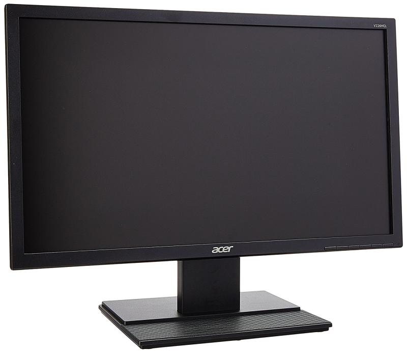 【中古】Acer V226HQL - LED monitor - 21.5" - 1920 x 1080 Full HD - TN - 200 cd/m2 - 5 ms - DVI, VGA - black - DVI, VGA (HD-15)
