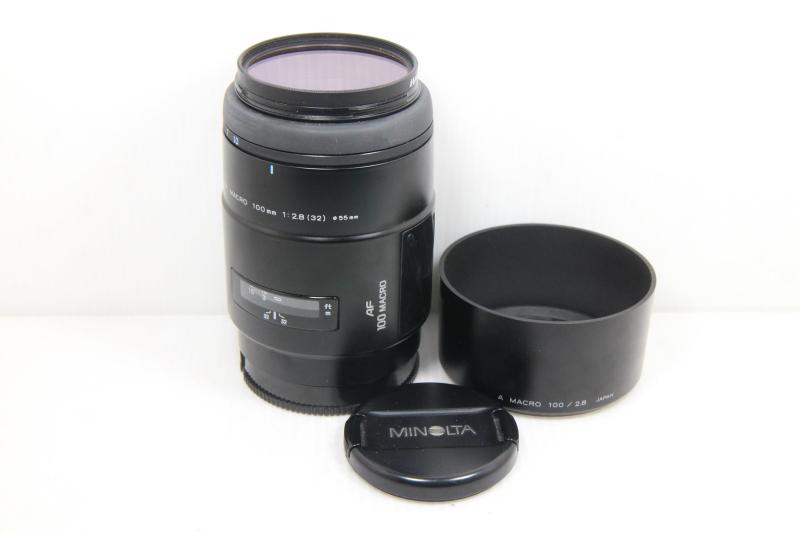 Minolta AF レンズ 100mm F2.8 Macro New